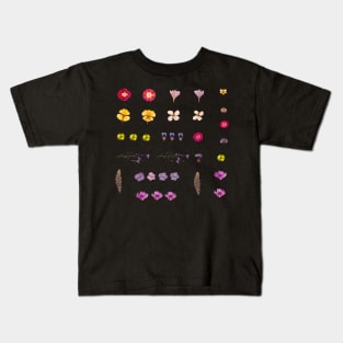 Colorful dried flowers Kids T-Shirt